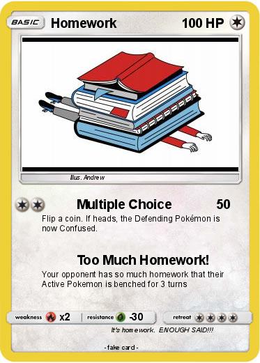 Pokemon Homework