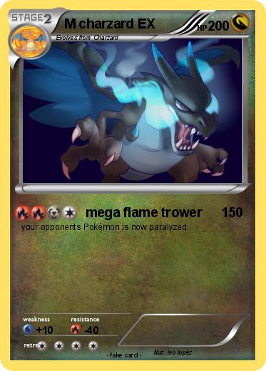 Pokemon M charzard EX