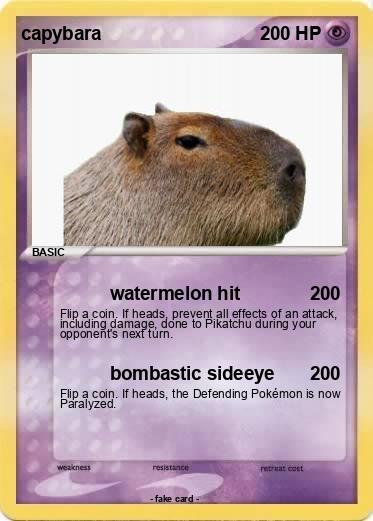Pokemon capybara