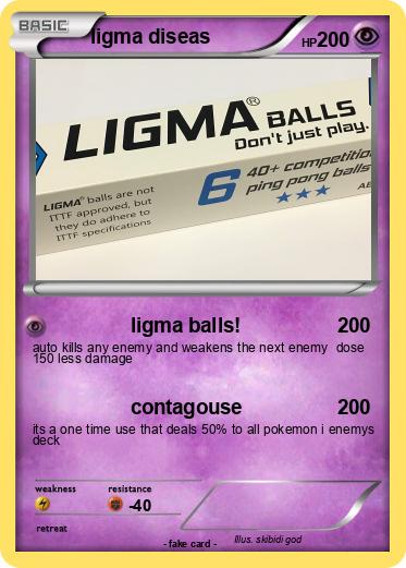 Pokemon ligma diseas