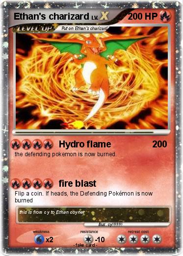Pokemon Ethan's charizard