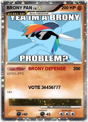 Pokemon BRONY FAN