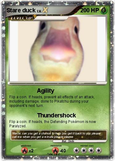 Pokemon Stare duck