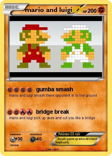 Pokemon mario and luigi