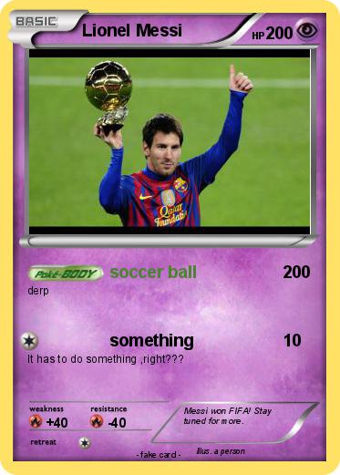Pokemon Lionel Messi