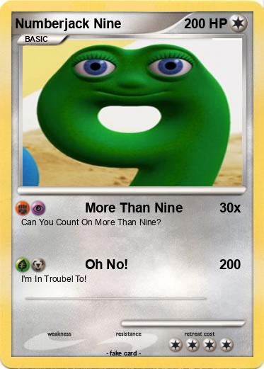 Pokemon Numberjack Nine