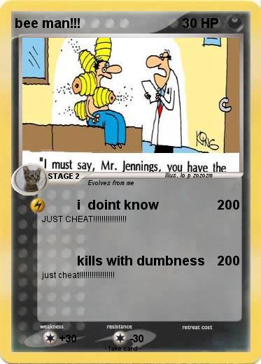 Pokemon bee man!!!