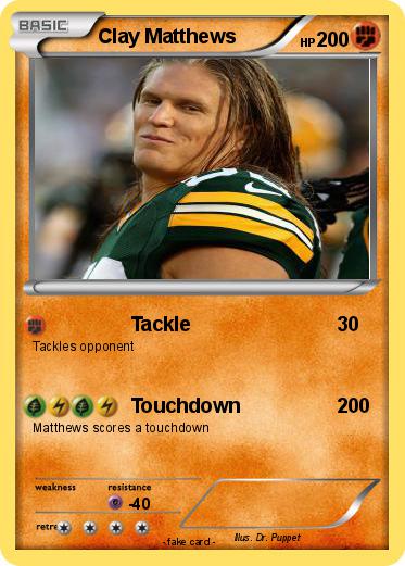 Pokemon Clay Matthews