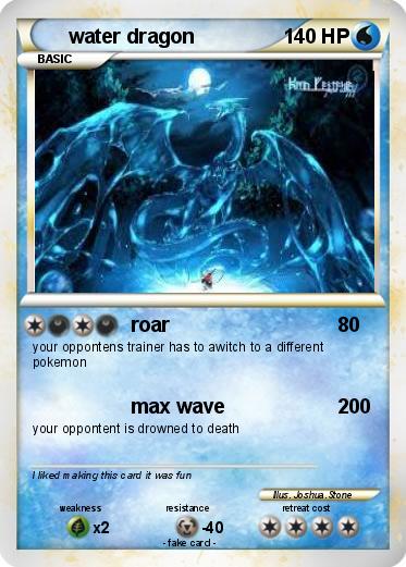 Pokemon water dragon