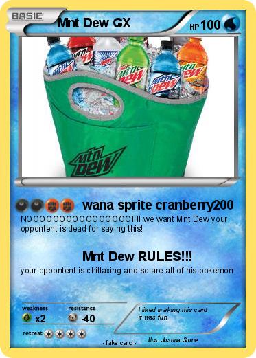 Pokemon Mnt Dew GX
