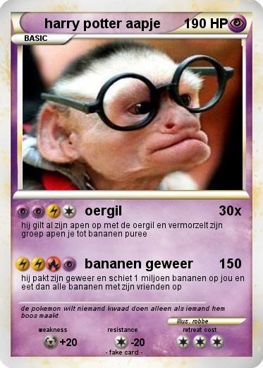 Pokemon harry potter aapje