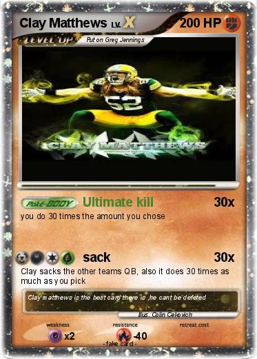 Pokemon Clay Matthews