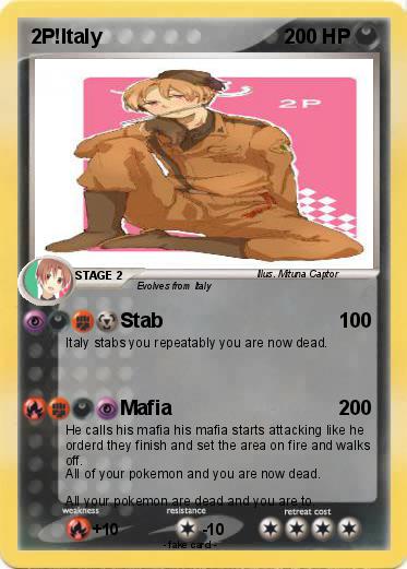 Pokemon 2P!Italy