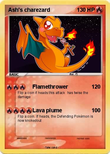 Pokemon Ash's charezard