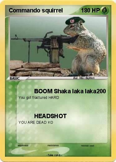 Pokemon Commando squirrel