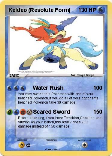 Pokemon Keldeo (Resolute Form)
