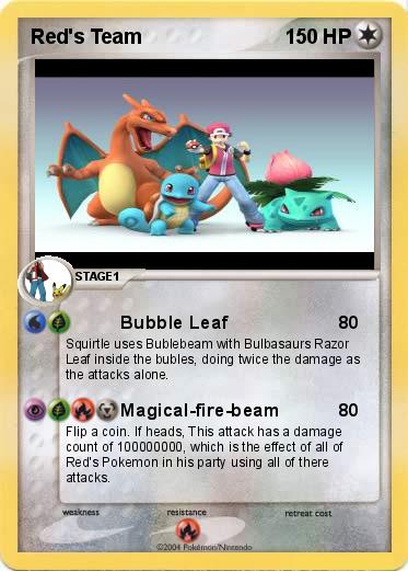 Pokemon Red's Team