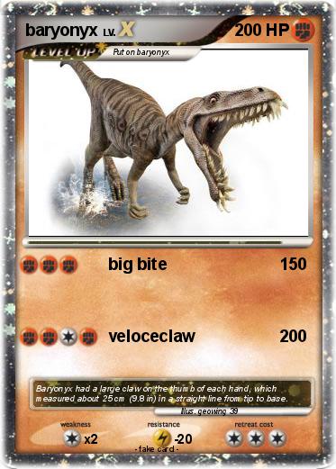 Pokemon baryonyx