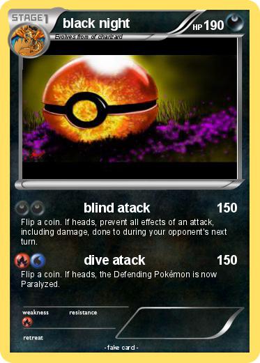 Pokemon black night