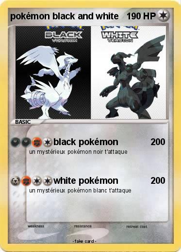 Pokemon pokémon black and white