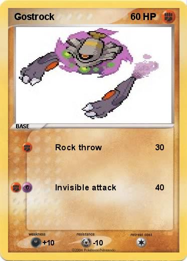 Pokemon Gostrock