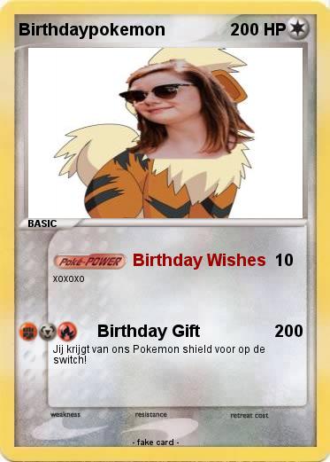 Pokemon Birthdaypokemon