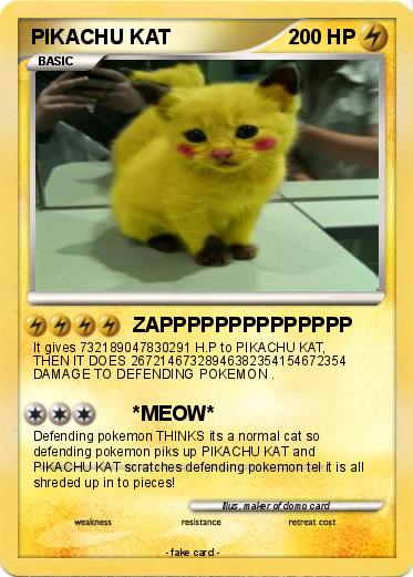 Pokemon PIKACHU KAT