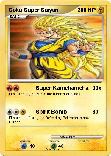 Pokemon Goku Super Saiyan