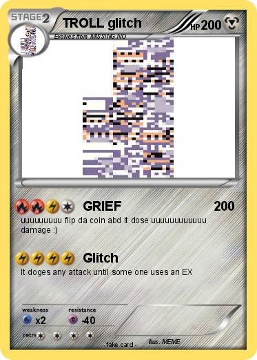 Pokemon TROLL glitch