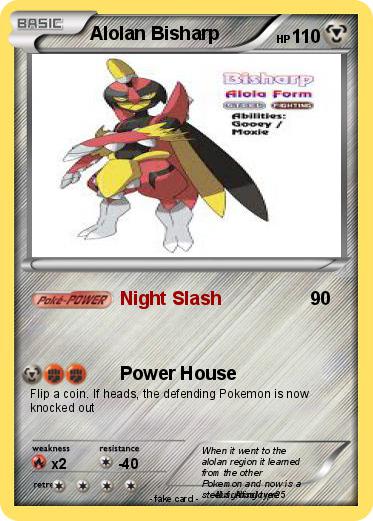 Pokemon Alolan Bisharp