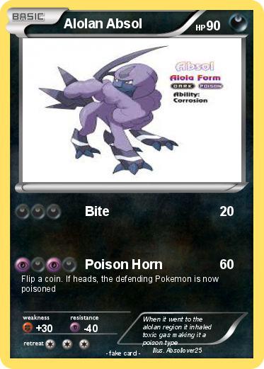Pokemon Alolan Absol