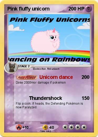 Pokemon Pink fluffy unicorn