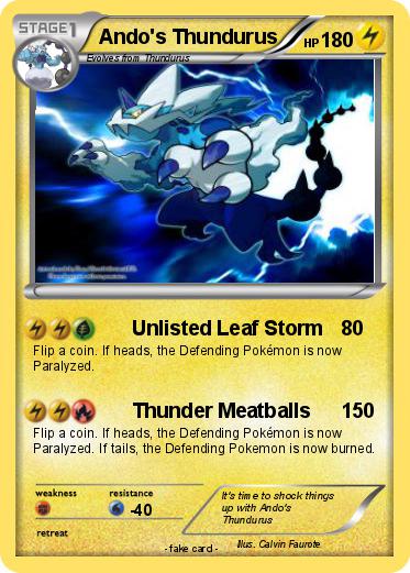 Pokemon Ando's Thundurus