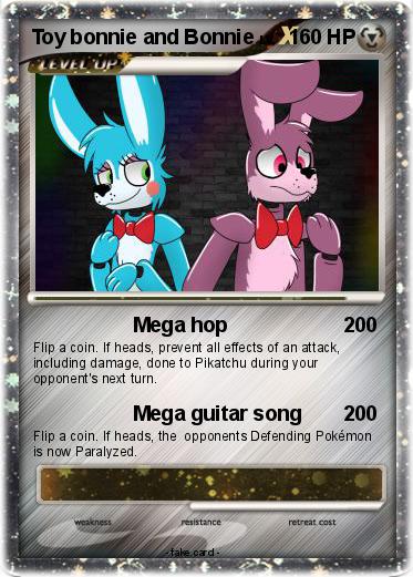 Pokemon Toy bonnie and Bonnie