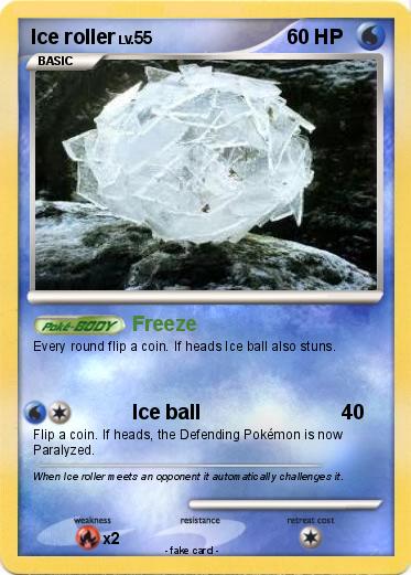 Pokemon Ice roller