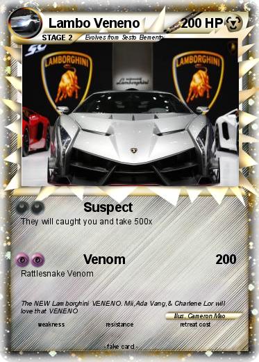 Pokemon Lambo Veneno