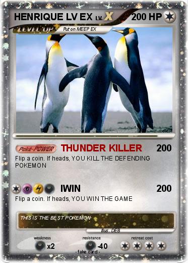 Pokemon HENRIQUE LV EX