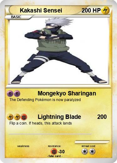 Pokemon Kakashi Sensei