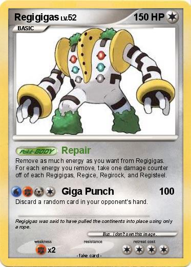 Pokemon Regigigas