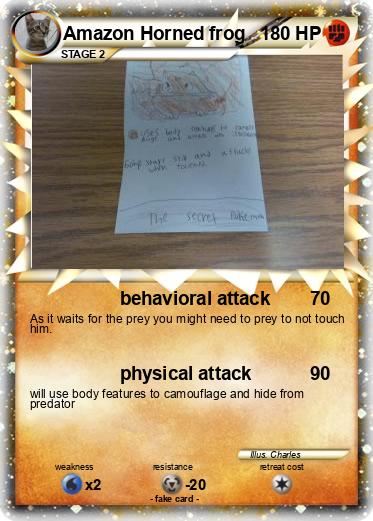 Pokemon Amazon Horned frog