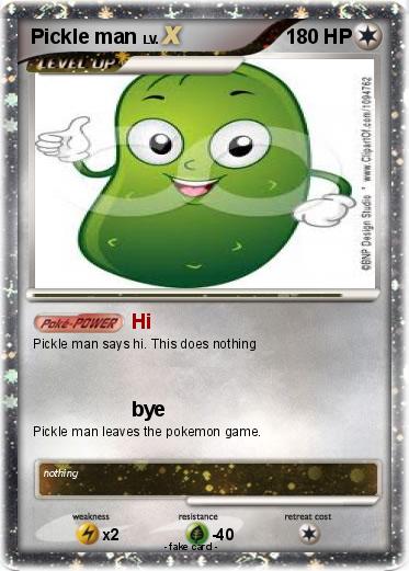 Pokemon Pickle man