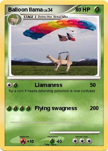 Pokemon Balloon llama