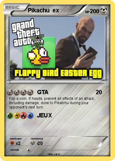Pokemon Pikachu  ex