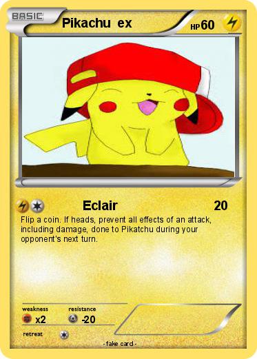 Pokemon Pikachu  ex
