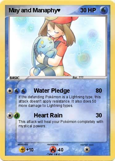Pokemon May and Manaphy♥