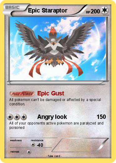Pokemon Epic Staraptor