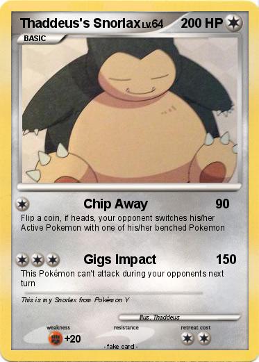 Pokemon Thaddeus's Snorlax