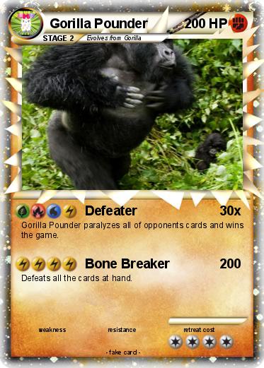 Pokemon Gorilla Pounder