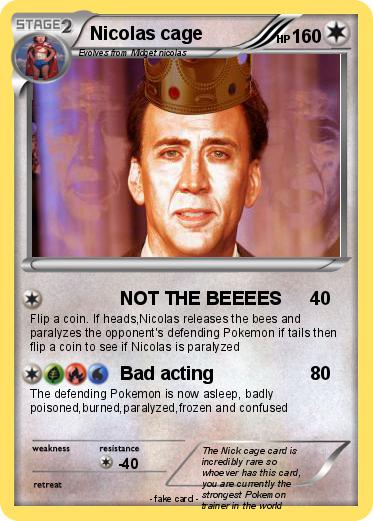 Pokemon Nicolas cage