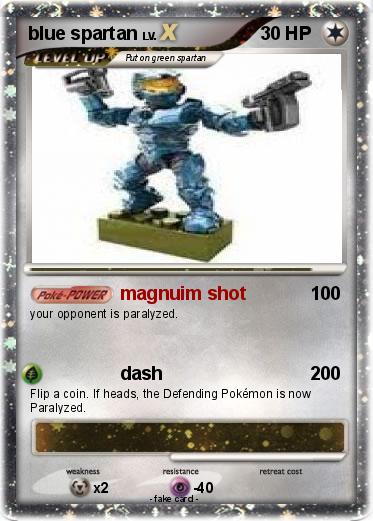 Pokemon blue spartan